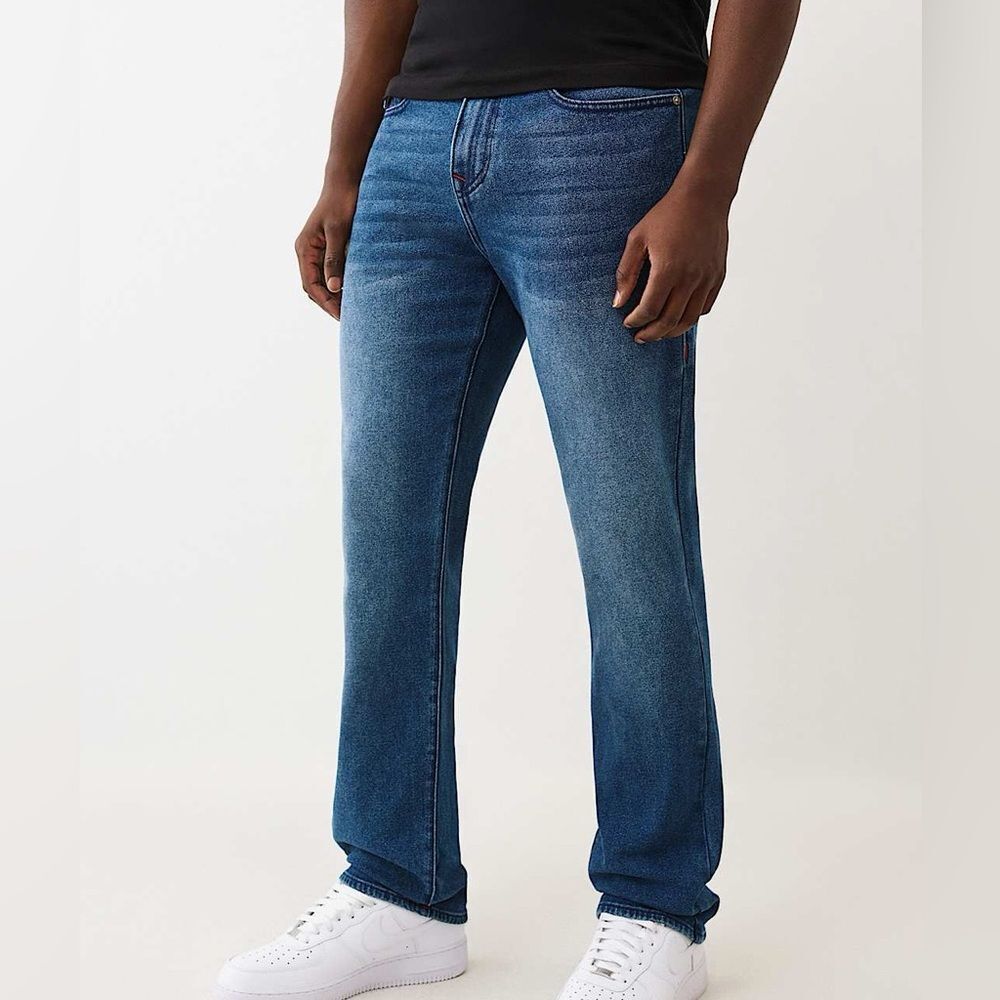 NWT‎ True Religion Ricky Men's Straight Jeans W34/L34